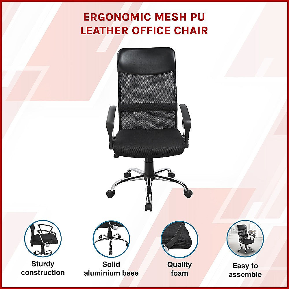 Black Executive Ergonomic Office Chair