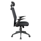 Ergonomic Black Mesh Office Chair with Headrest