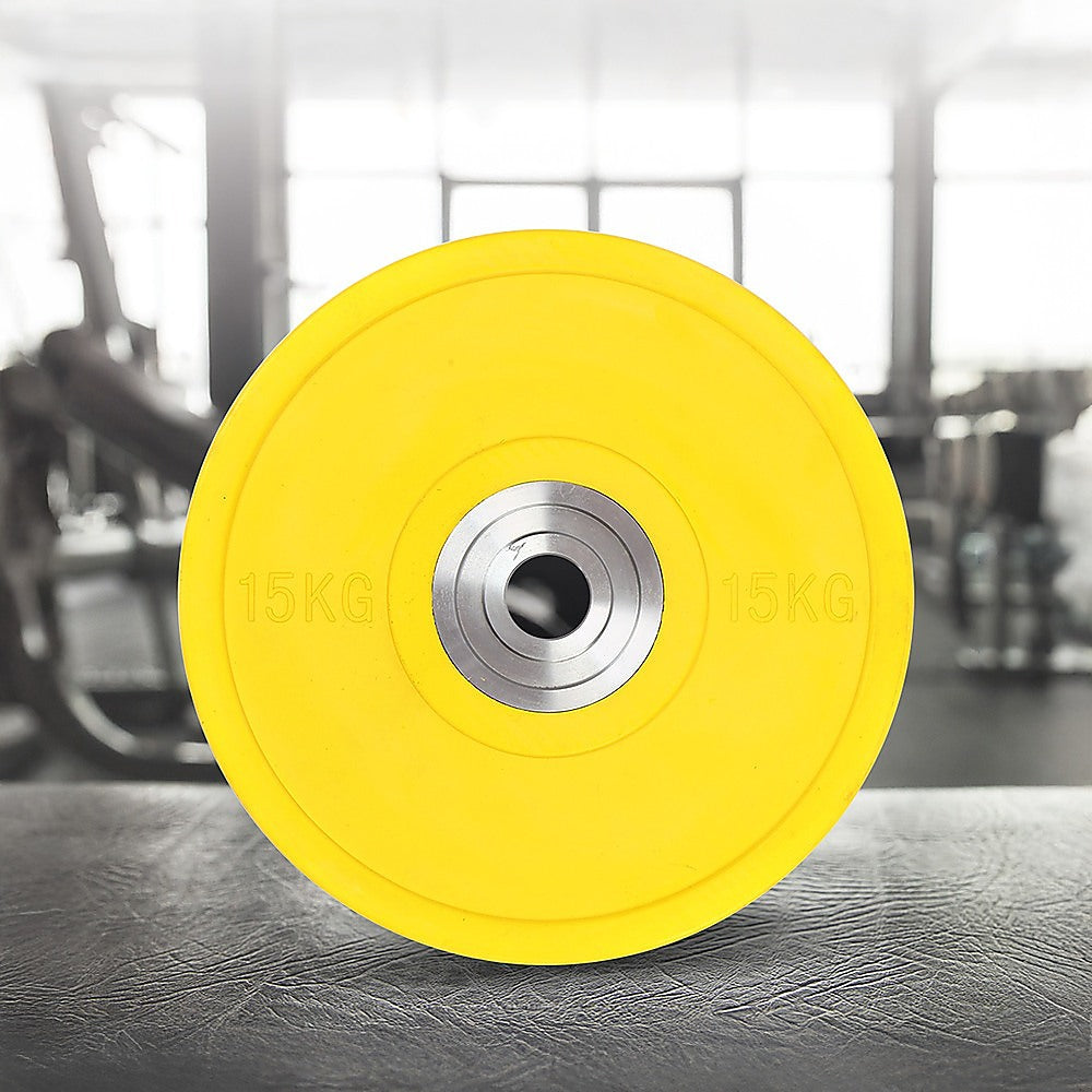 15KG PRO Olympic Rubber Bumper Plate