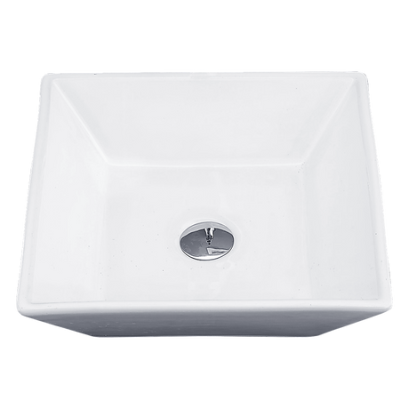 Bathroom Ceramic Rectangular Above Countertop Basin for Vanity
