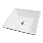 Bathroom Ceramic Rectangular Above Countertop Basin for Vanity