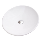 Bathroom Ceramic Oval Above Countertop Basin for Vanity