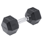 10KG Commercial Rubber Hex Dumbbell Gym Weight