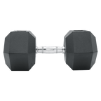 10KG Commercial Rubber Hex Dumbbell Gym Weight