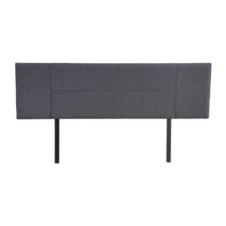 Linen Fabric King Bed Headboard Bedhead - Grey