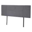 Linen Fabric Queen Bed Headboard Bedhead - Grey