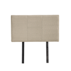 Linen Fabric Single Bed Headboard Bedhead - Beige