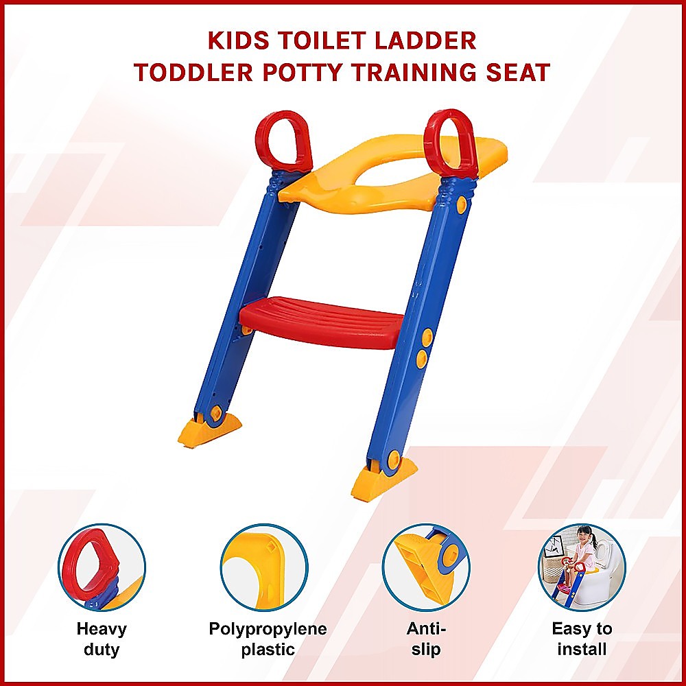 Kids Toilet Ladder Toddler Potty Training Seat