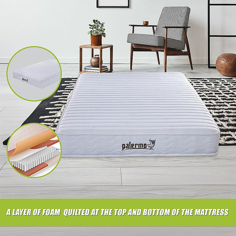 Palermo Contour 20cm Encased Coil Mattress