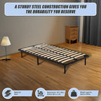 King Single Metal Bed Frame - Bedroom Furniture