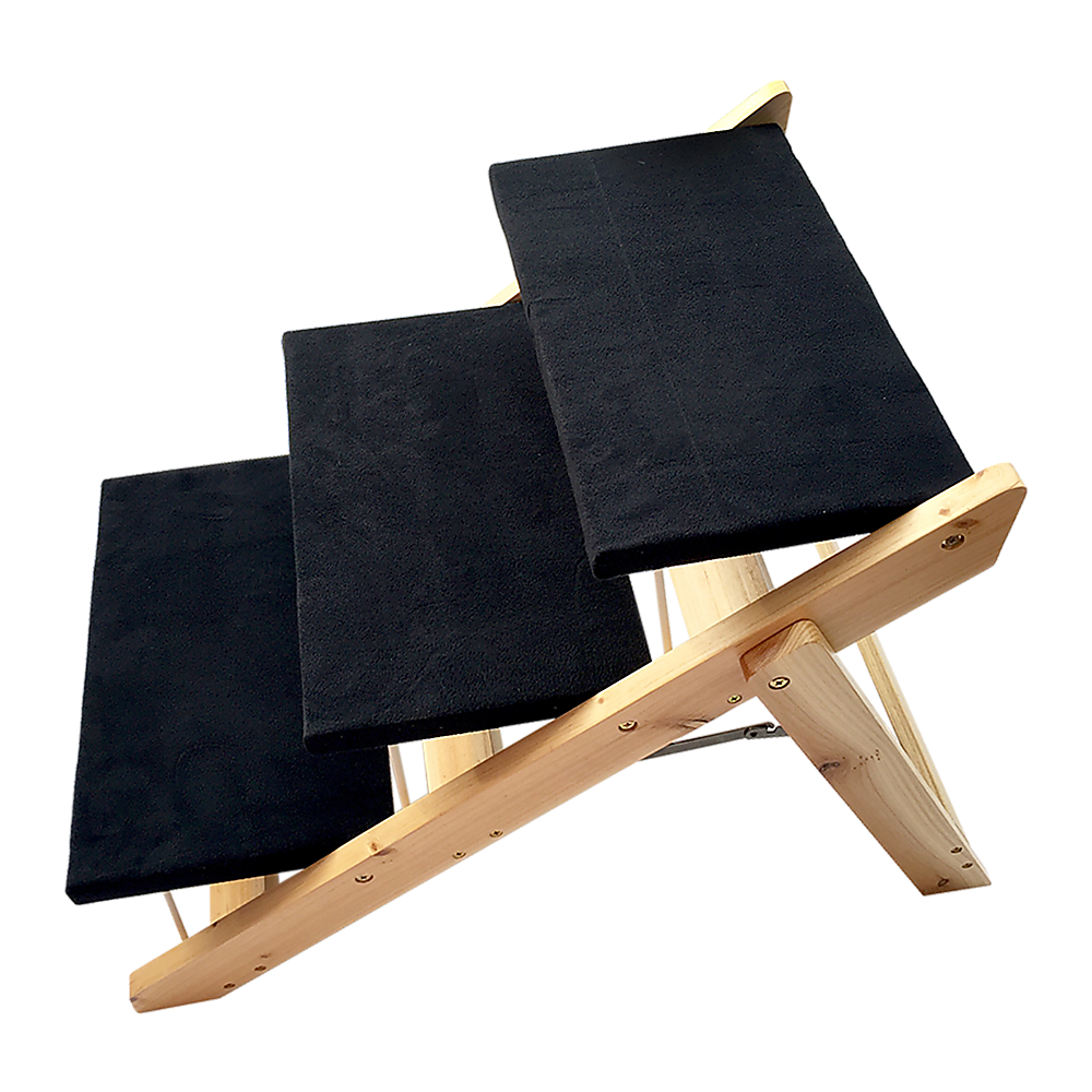 Portable 3-Step Pet Stairs for Easy Access