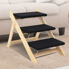 Portable 3-Step Pet Stairs for Easy Access