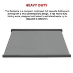4.0m x 3.0m Retractable Folding Arm Awning Heavy Duty Full Cassette Motorised