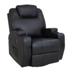 Palermo 360° Swivel Massage Sofa Chair Recliner with Heating Function