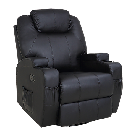 Palermo 360° Swivel Massage Sofa Chair Recliner with Heating Function