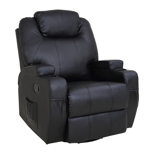 Palermo 360° Swivel Massage Sofa Chair Recliner with Heating Function