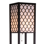 Elegant Shelf Floor Lamp with Diffused Light