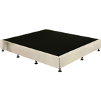 Palermo King Ensemble Bed Base Platinum Natural Sand Linen Fabric