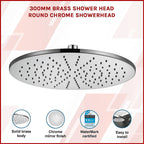 Della Francesca 300mm Brass Shower Head