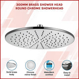 Della Francesca 300mm Brass Shower Head