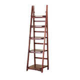 5-Tier Elegant Wooden Ladder Shelf