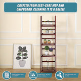 5-Tier Elegant Wooden Ladder Shelf