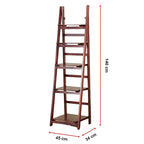 5-Tier Elegant Wooden Ladder Shelf