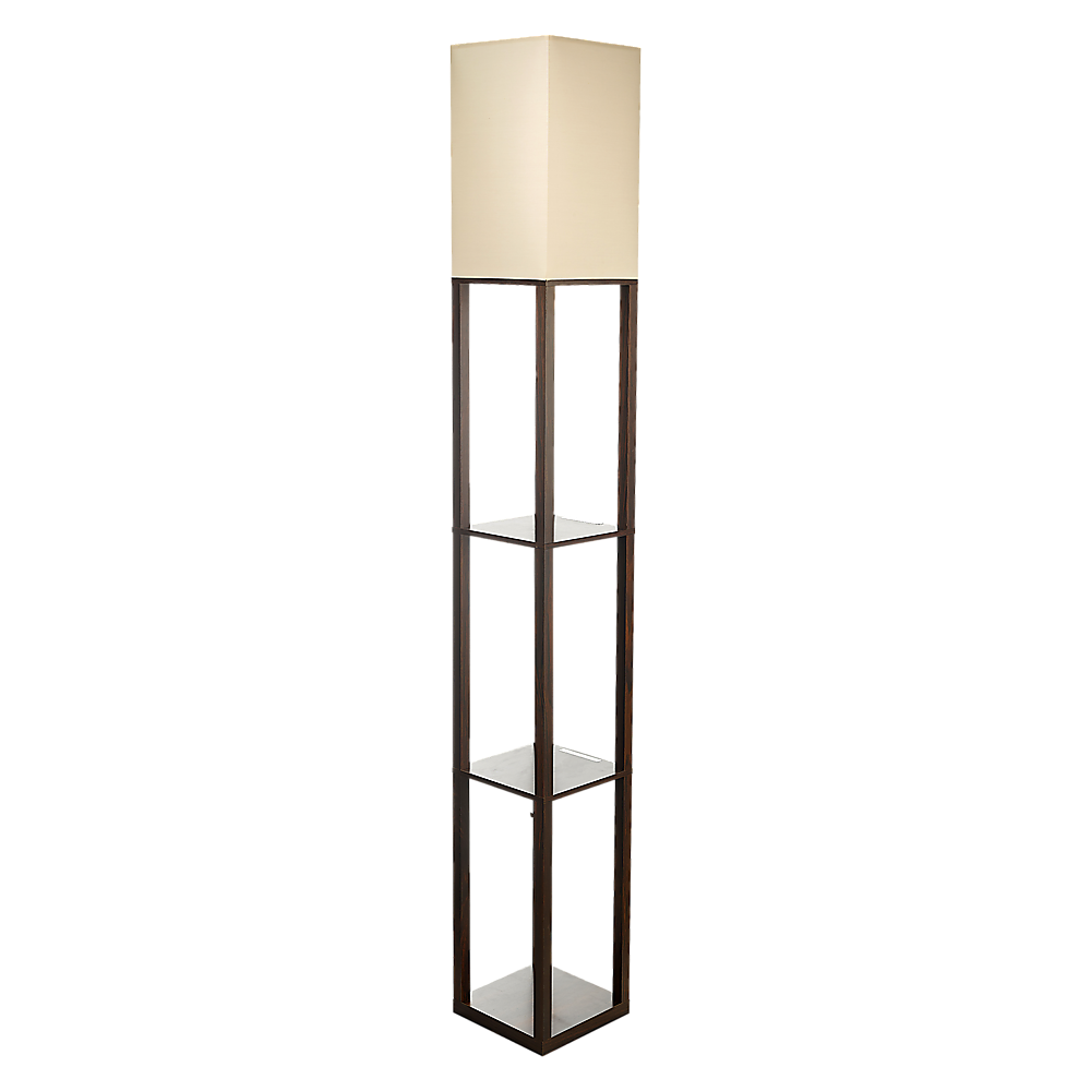 Elegant Shelf Floor Lamp with Diffused Light
