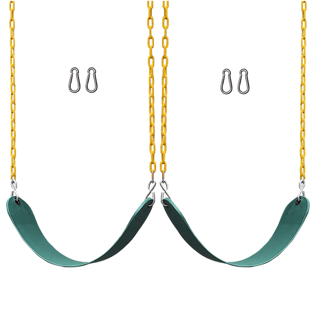 Heavy Duty Playground Swing Set - 2 Pack