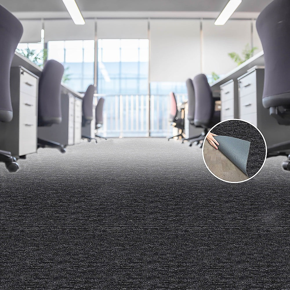 Premium Charcoal Carpet Tiles for Heavy Use