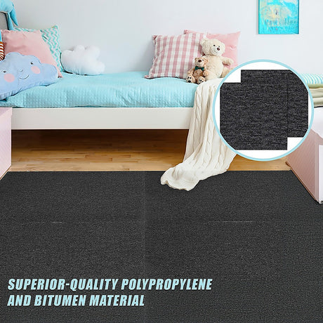 Premium Charcoal Carpet Tiles for Heavy Use