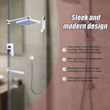Luxurious 8" Rain Shower Head Mixer Set