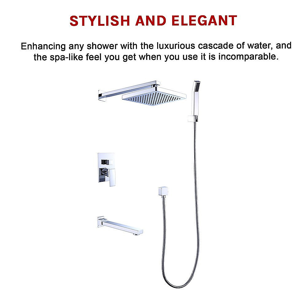 Luxurious 8" Rain Shower Head Mixer Set