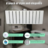 Della Francesca 200mm Polished Chrome Shower Head