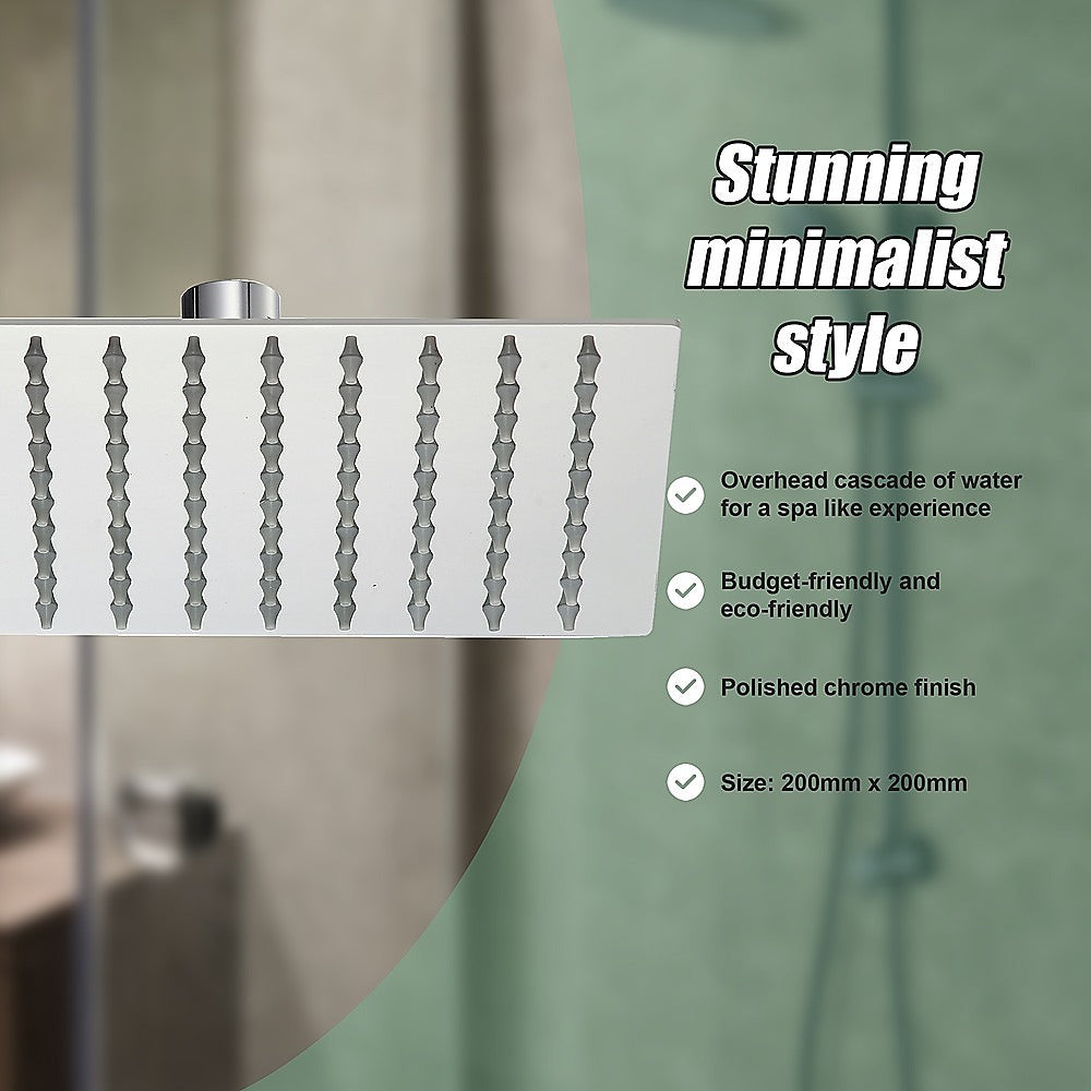 Della Francesca 200mm Polished Chrome Shower Head