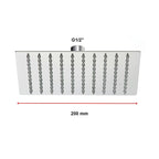 Della Francesca 200mm Polished Chrome Shower Head