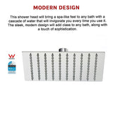 Della Francesca 200mm Polished Chrome Shower Head