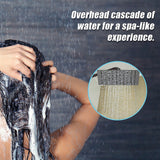 Della Francesca 200mm Matte Black Shower Head