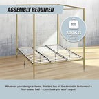 4 Four Poster King Bed Frame