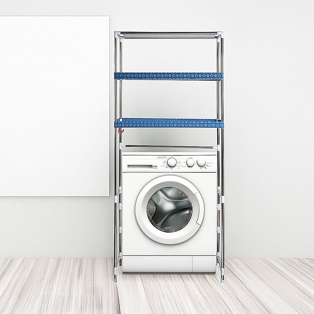 Three-Tier Portable Laundry Storage Rack