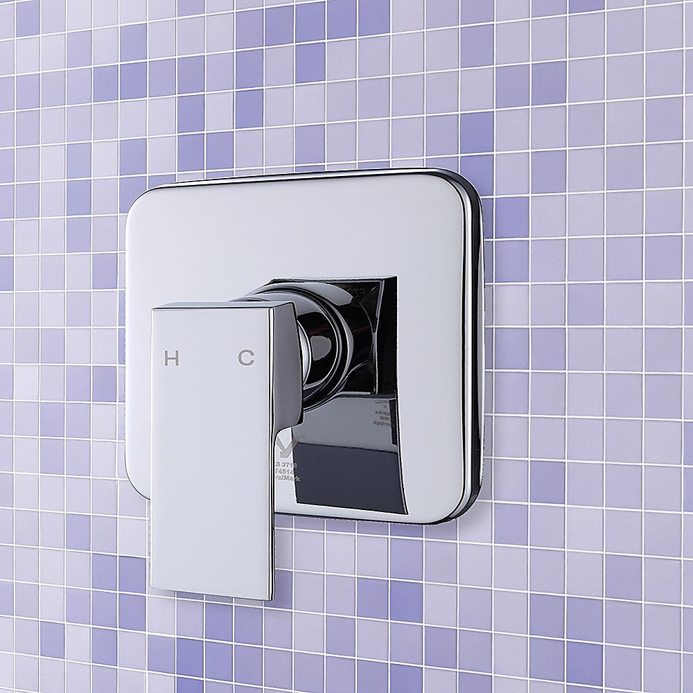 Shower Bath Mixer Tap Bathroom WATERMARK Approved - Chrome