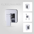 Shower Bath Mixer Tap Bathroom WATERMARK Approved - Chrome