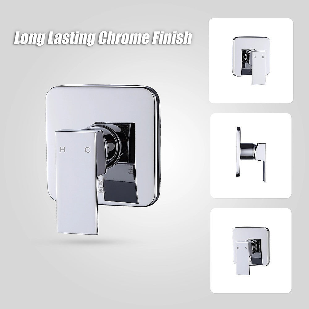 Shower Bath Mixer Tap Bathroom WATERMARK Approved - Chrome