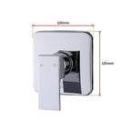 Shower Bath Mixer Tap Bathroom WATERMARK Approved - Chrome