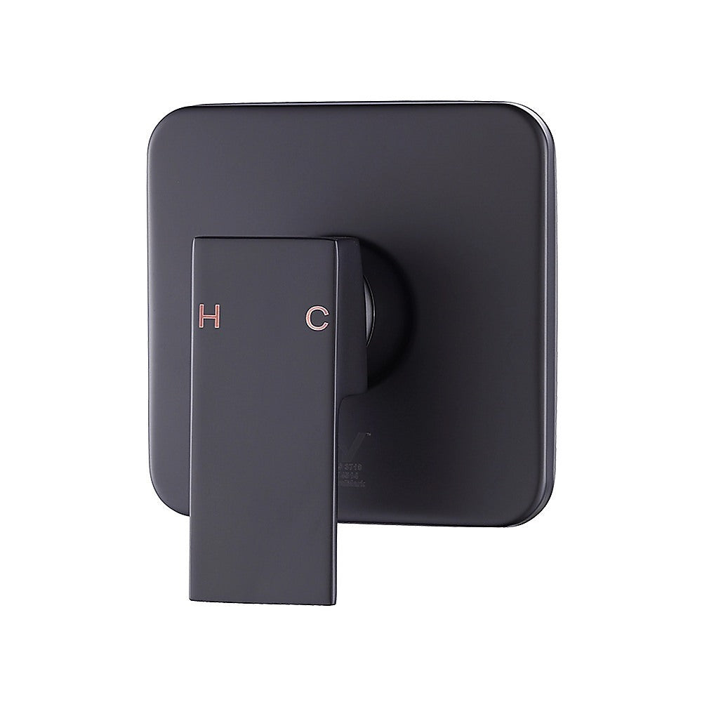 Shower Bath Mixer Tap Bathroom WATERMARK Approved - Electroplated Matte Black