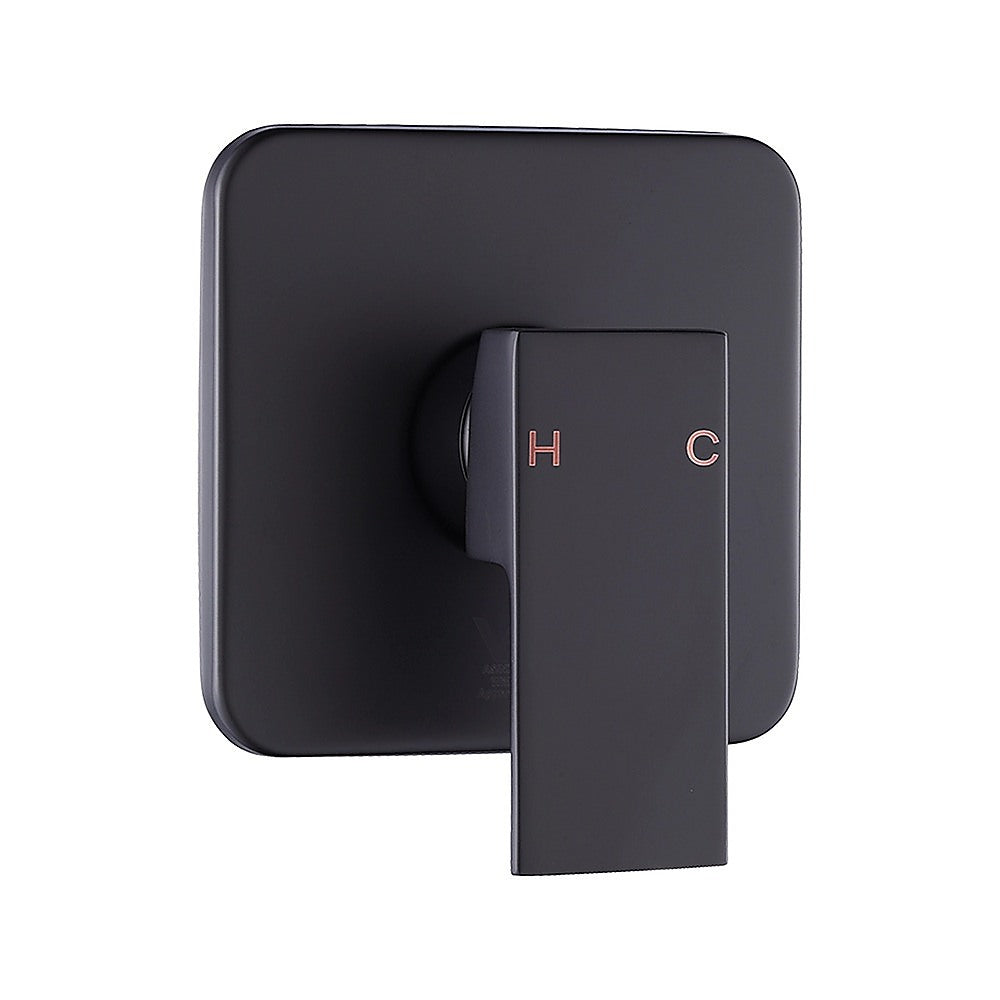 Shower Bath Mixer Tap Bathroom WATERMARK Approved - Electroplated Matte Black