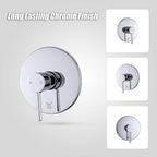 Shower Bath Mixer Tap Bathroom WATERMARK Approved - Chrome