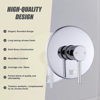 Shower Bath Mixer Tap Bathroom WATERMARK Approved - Chrome