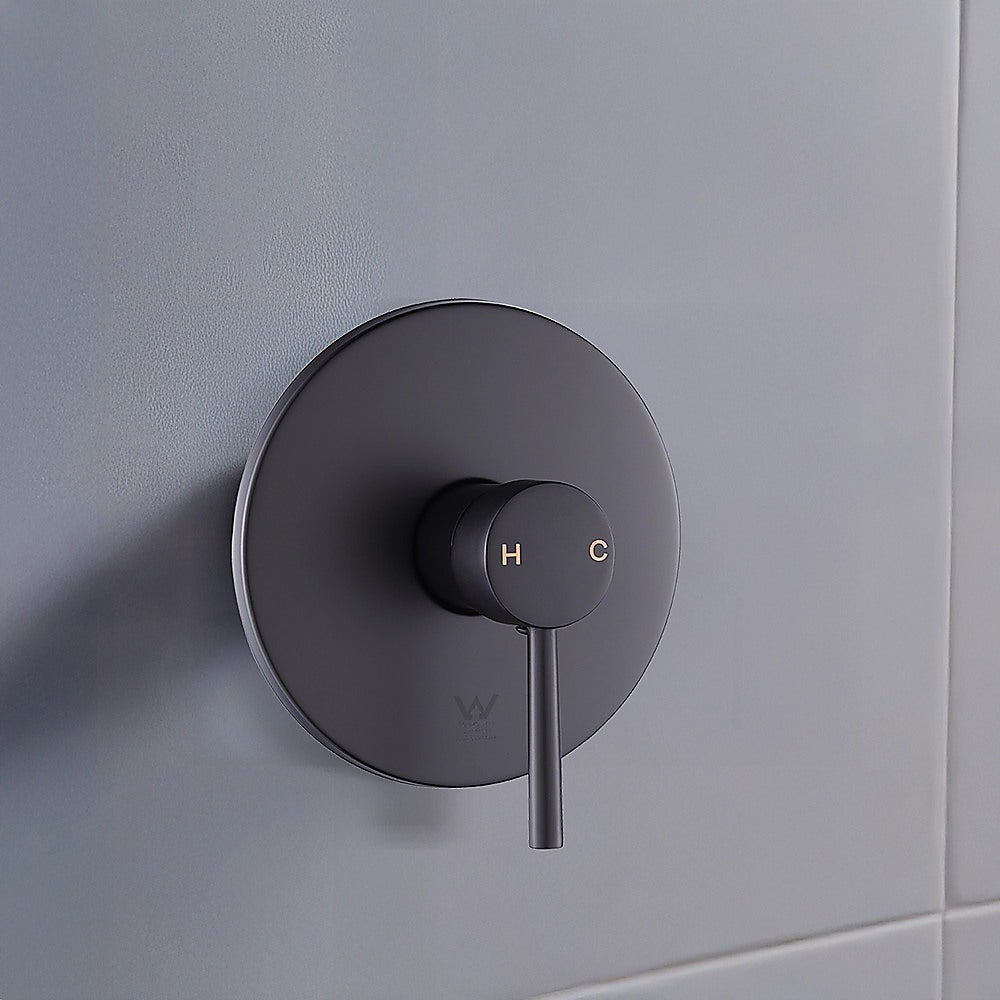 Shower Bath Mixer Tap Bathroom Electroplated Matte Black