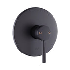 Shower Bath Mixer Tap Bathroom Electroplated Matte Black